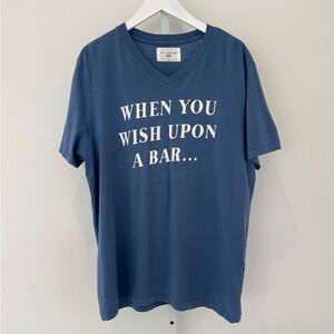 SOL ANGELES BLUE WISH UPON A BAR TEE SHIRT XL NWTS!